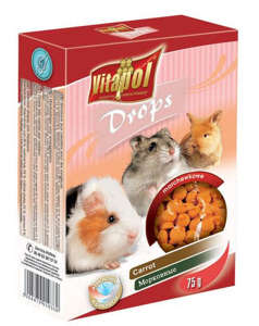 Vitapol dropsy marchewkowe dla gryzoni 75g