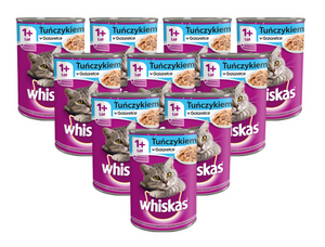 Whiskas Adult tuńczyk w galaretce 12x400g