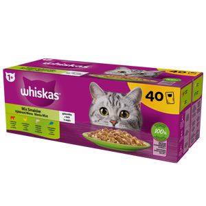 Whiskas Mix Smaków w galaretce 80x85g 